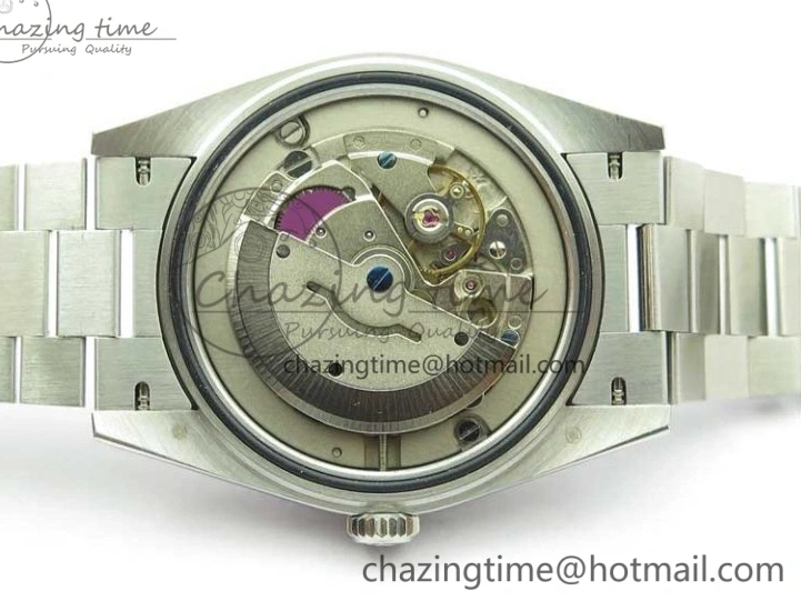 0417 Day Date 40mm SS BP Maker Best Edition Diamond Bezel Blue Dial Arabic Markers On SS Bracelet A Lightweight 2883